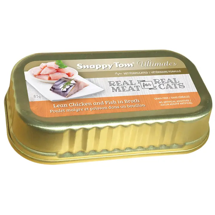 Snappy Tom Ultimates® - Lean Chicken and Fish in Broth 3oz