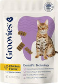 Groovies Chicken Flavor Dental Cat Chews, 1.76-oz bag