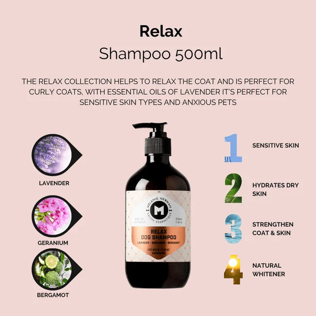 Melanie Newman Relax Dog Shampoo 500ml