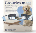Groovies Senior X-Large Chicken Flavor Dental Dog Chews, individually wrapped