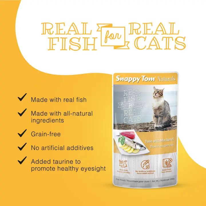 Snappy Tom Naturals® - Tuna and Mackerel 3.5oz