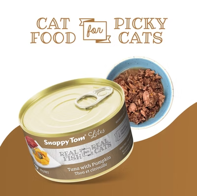 Snappy Tom Lites Tuna with Pumpkin 3oz