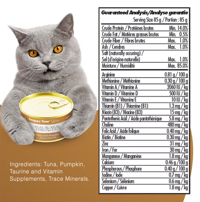Snappy Tom Lites Tuna with Pumpkin 3oz
