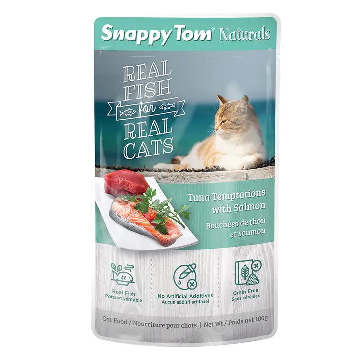 Snappy Tom Naturals® - Tuna Temptations with Salmon 3.5 oz